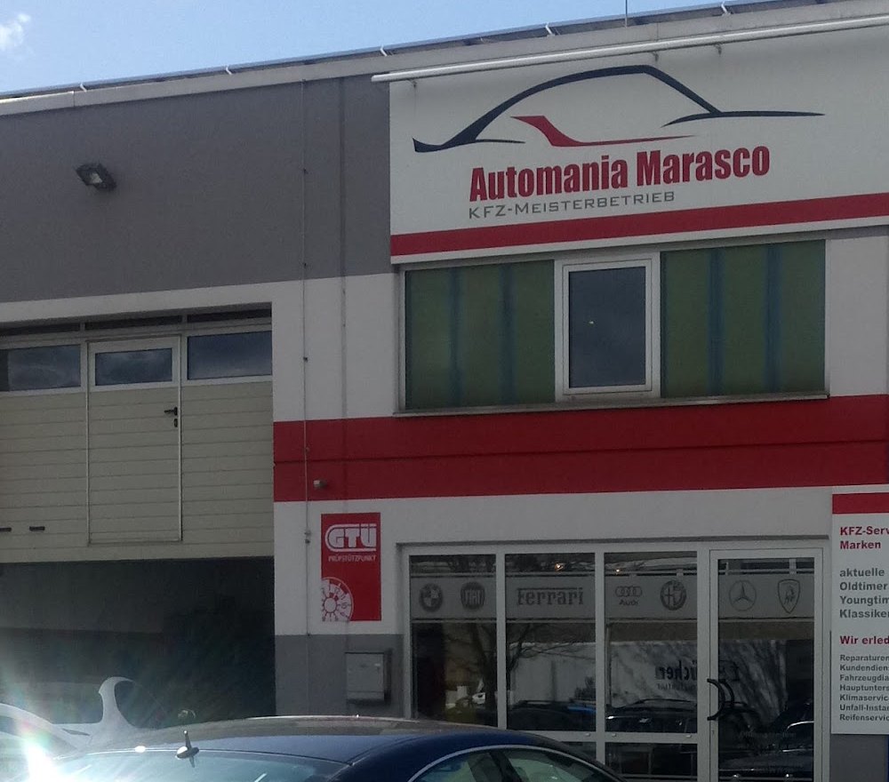 Ladenfront von Automania Marasco in den Wasserwiesen